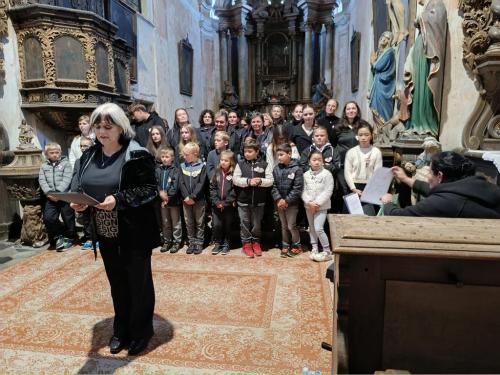 Koncert pro školu v České Vsi na Jesenicku.